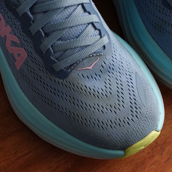 Hoka One One Sneakers Womens SZ 8.5B Blue Bondi 8 Athletic Running Comfort Shoes - Picture 4 of 16